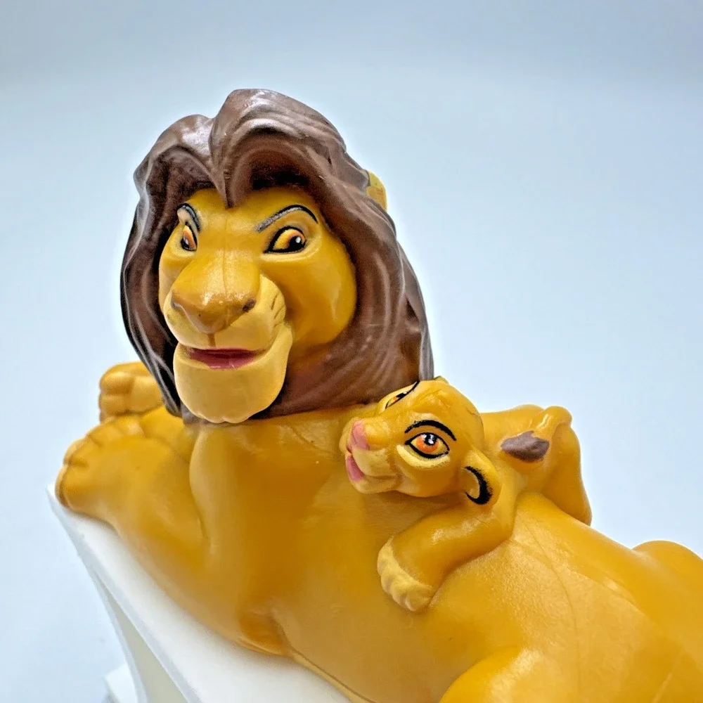 ✨ VTG‎ Disney The Lion King MUFASA & SIMBA PVC Father & Son